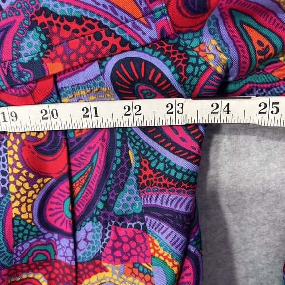 Vintage Evan Picone Sport Jacket Womens L Casual Paisley 1980s Korea - Picture 8 of 15
